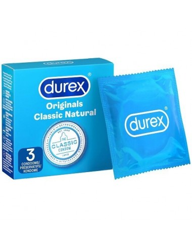 DUREX NATURAL CLASSIC  3 UNITS