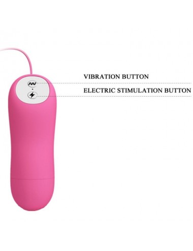 BAILE - ROMANTISCHE WELLENPIZZEN MIT VIBRATION UND FUCHSIAELEKTROSCHOCK