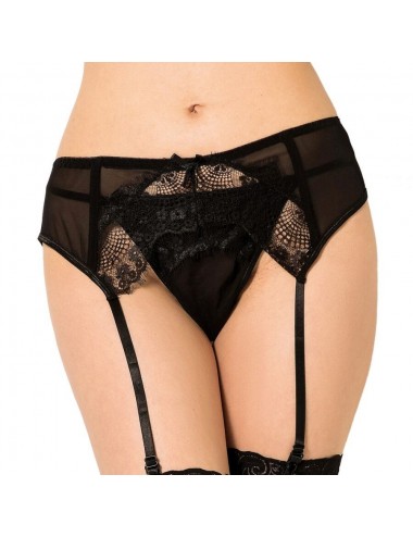 QUEEN LINGERIE LACE GARTER GÜRTEL THONG S / M.