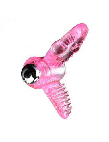 SWEET ABS 10 RITMOS RING ANILLO PENE VIBRADOR ROSA