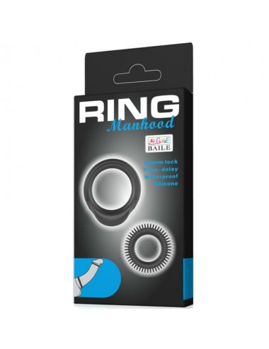 BAILE - KIT 2 SILIKONRINGE RING MANHOOD