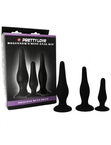 PRETTY LOVE - ANALPLUGS SILIKON INITIATIONS KIT