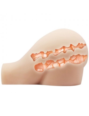 CRAZY BULL - REALISTISCHE VAGINA UND ANUS MIT VIBRATIONSPOSITION 8