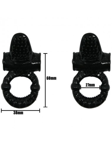 BAILE - SWEET RING VIBRIERRING MIT TEXTURIERTEM KANINCHEN