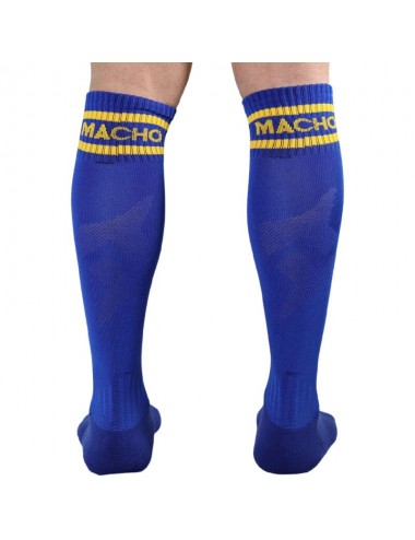 MACHO CALCETINES LARGOS TALLA UNICA AZUL