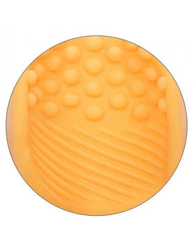 CALEXOTICS - BEADED GRIP MASTURBATOR ORANGE