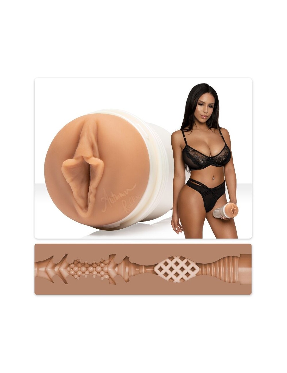 FLESHLIGHT GIRLS HERBST FALLS CREME TEXTUR VAGINA