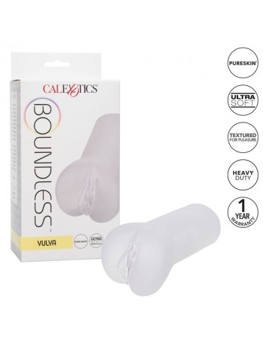 CALEX BOUNDLESS VULVA STROKER - TRANSPARENT