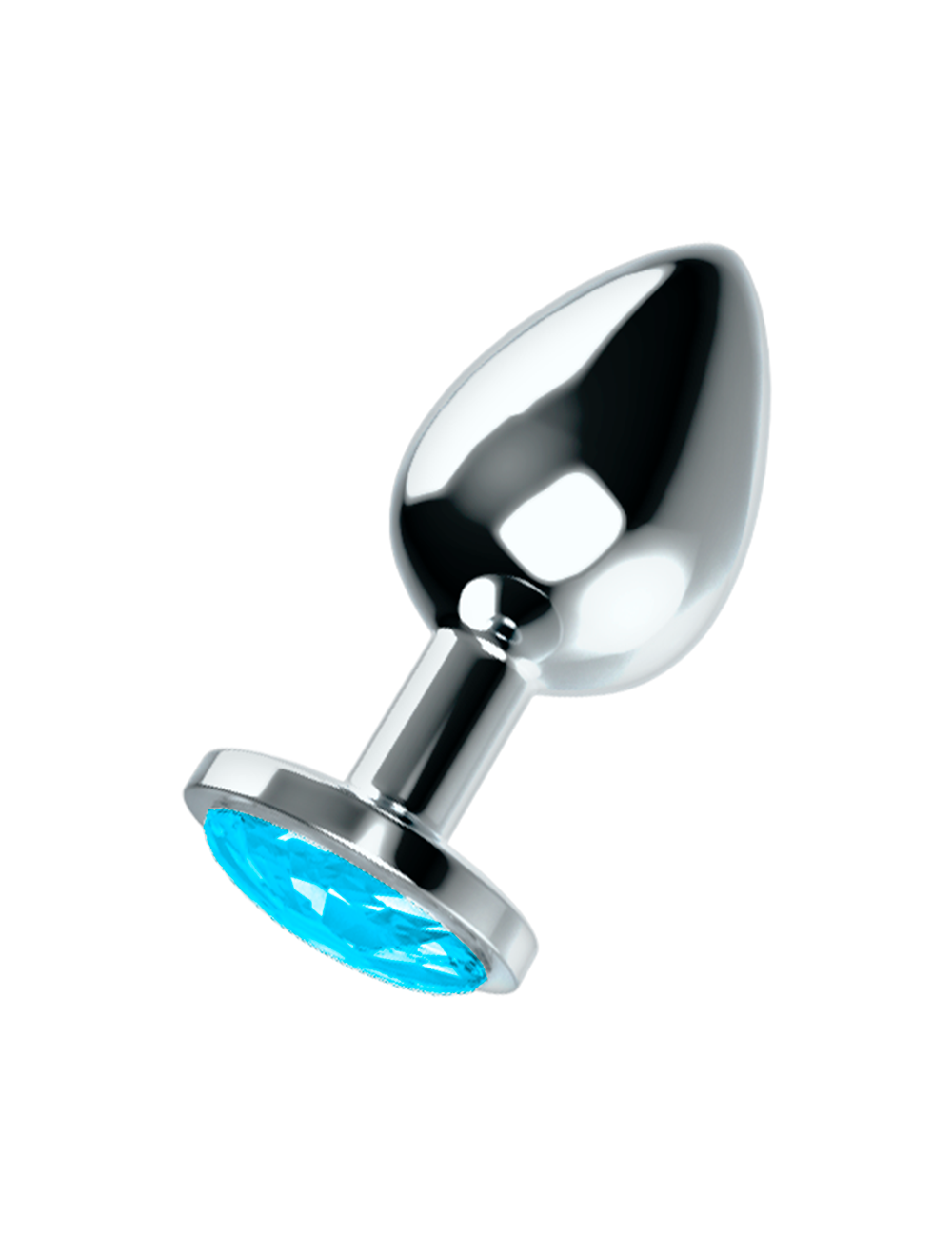 OHMAMA ANAL PLUG METALL - BLAU L