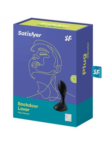 SATISFYER - BACKDOOR LOVER ROTER ANAL VIBRATOR STECKER SCHWARZ