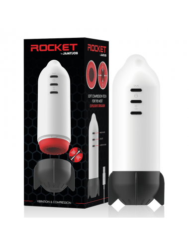 JAMYJOB ROCKET MASTURBATOR SOFT COMPRESSION TECH AND VIBRATION