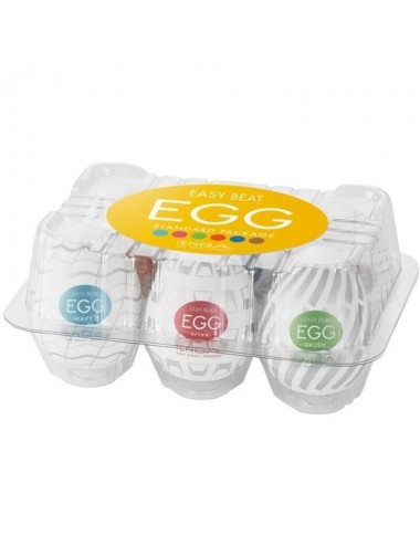 TENGA EASY BEAT 6 PACK STROKER EIER