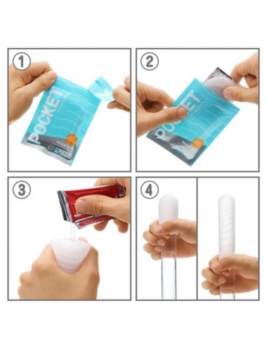 TENGA - WAVE LINE POCKET MASTURBATOR