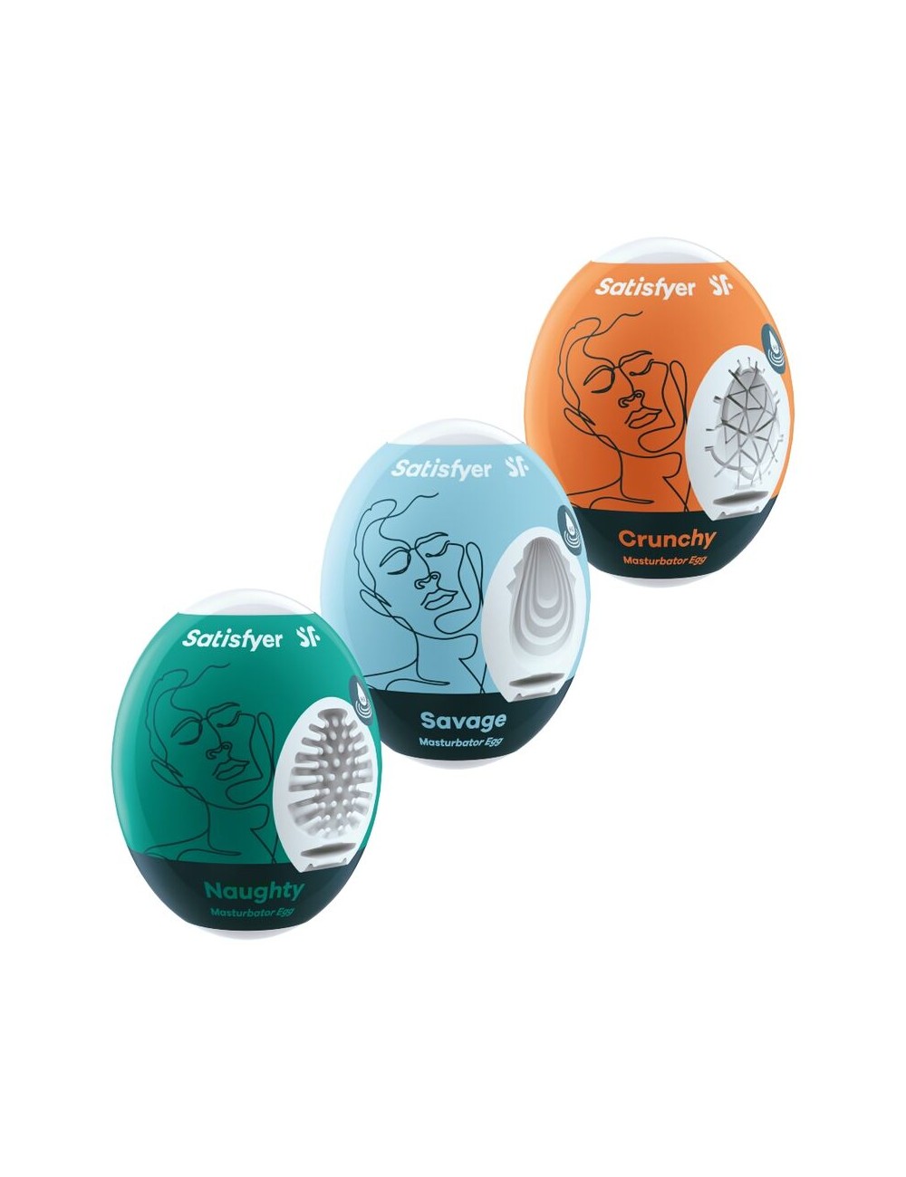 SATISFYER 3 MASTURBATOR-EIER - FRECH SATISFYER 3 MASTURBATOR-EIER - FRECH