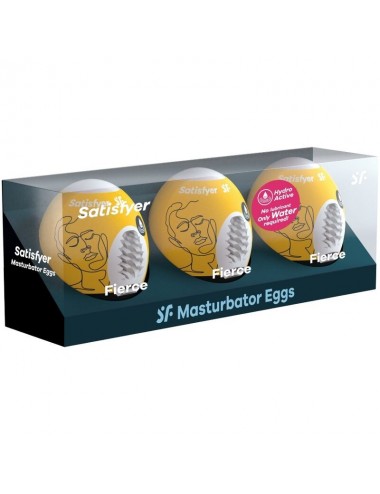 SATISFYER 3 MASTURBATOR-EIER - HEFTIG