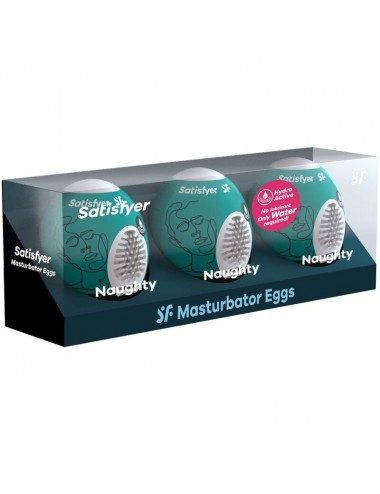 SATISFYER 3 MASTURBATOR-EIER - FRECH