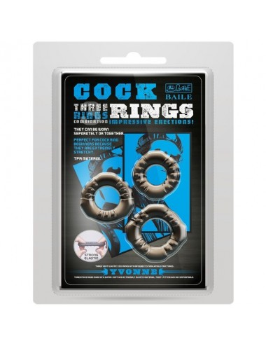 BAILE - COCK RINGE YVONNE SET 3 PENISRINGE