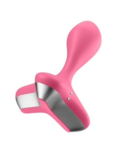 SATISFYER GAME CHANGER PLUG VIBRATOR - ROSA