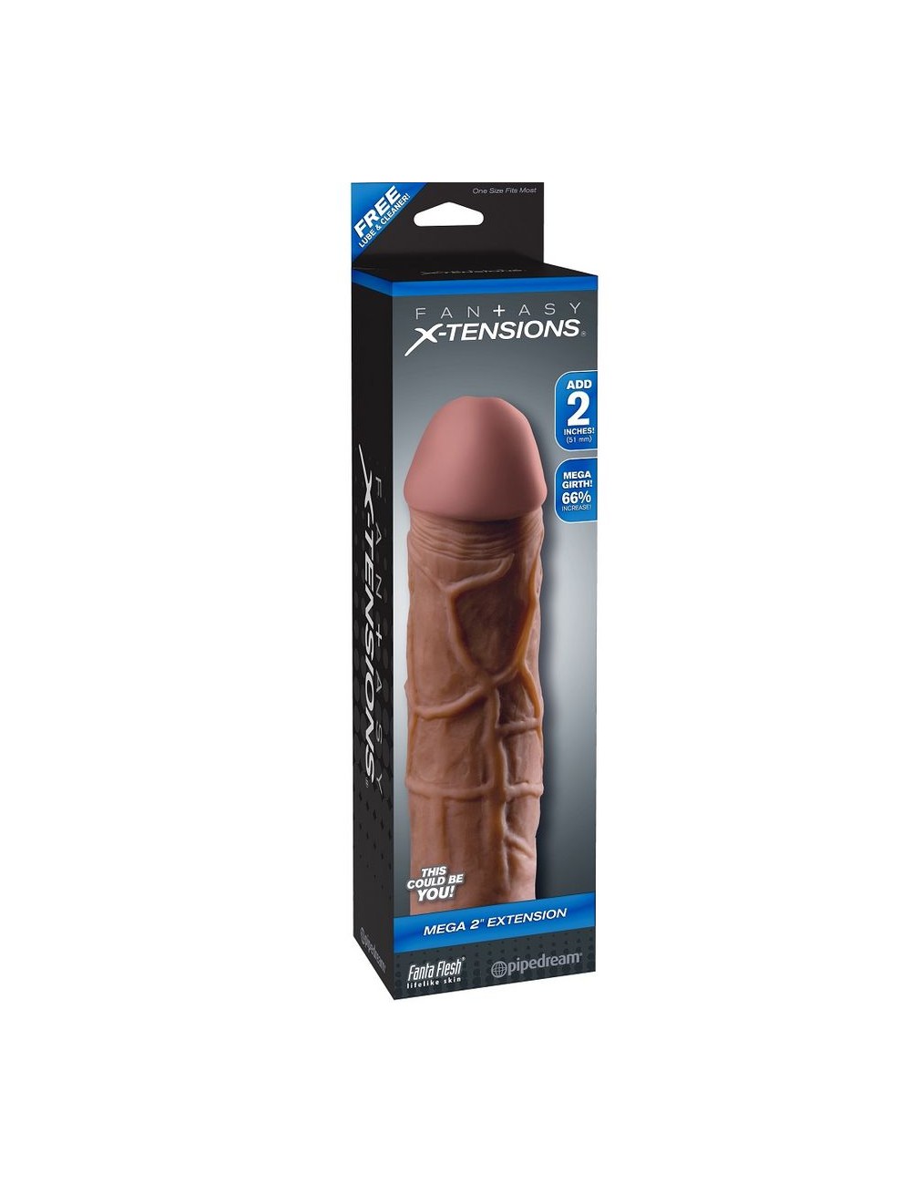 MEGA 2 EXTENSIÓN MARRON PARA EL PENE MEGA 2 EXTENSIÓN MARRON PARA EL PENE