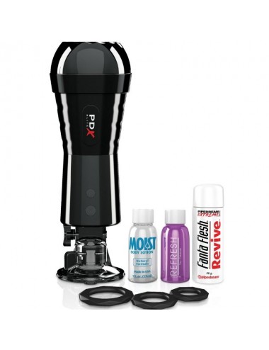 PDX ELITE - VIBRIERENDER STROKER MIT HAHNKOMPRESSOR