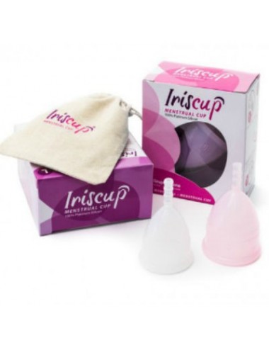 IRISCUP - GROSSER ROSA MONATSTASSE + KOSTENLOSER STERILISATORBEUTEL