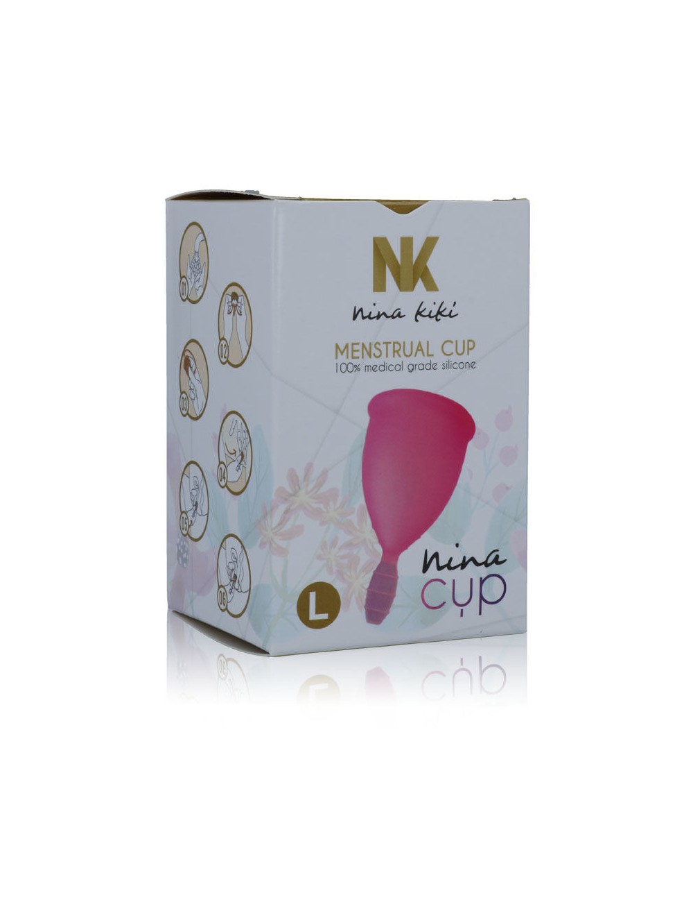 NINA CUP MENSTRUAL CUP GRÖSSE L ROSA