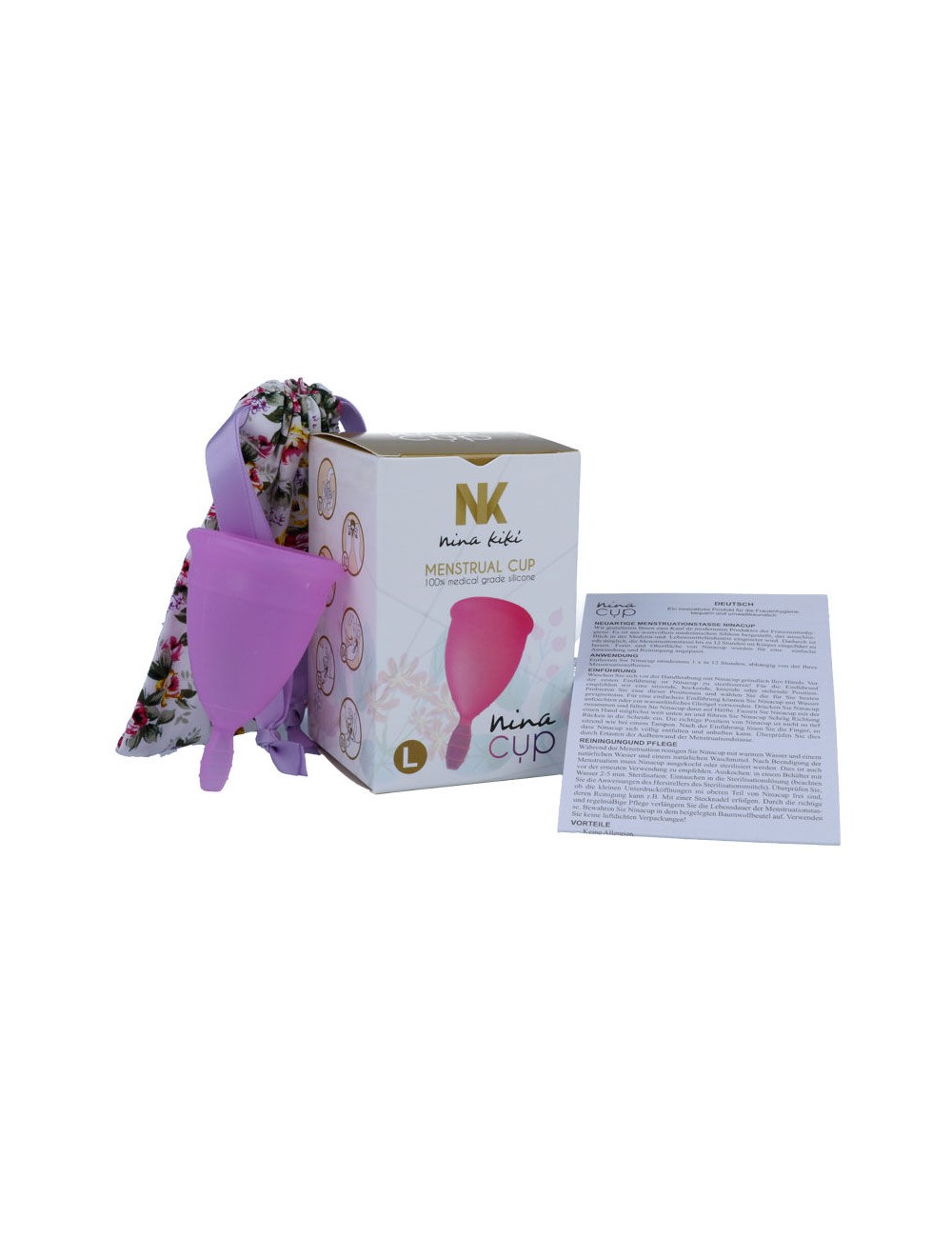 NINA CUP MENSTRUAL CUP GRÖSSE L LILAC NINA CUP MENSTRUAL CUP GRÖSSE L LILAC