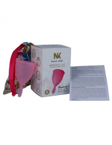NINA KIKÍ - MENSTRUAL CUP ROSA - GRÖSSE S