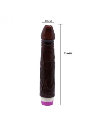 WAVES OF PLEASURE VIBRATOR 23 CM BROWN