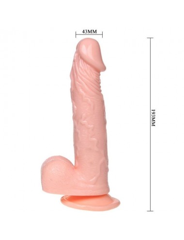 DANCE - REALISTISCHER AUFBLASBARER DILDO MIT SAUGNÄPFEN 15 CM