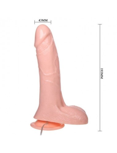 BAILE - AUFBLASBARER REALISTISCHER DILDO MIT SAUGNÄPFEN 15 CM