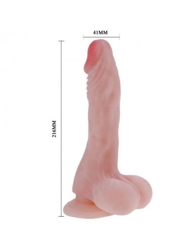 BAILE - NATÜRLICHER REALISTISCHER HAHNDILDO 21.6 CM