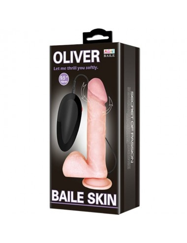 VIBRADOR REALISTICO OLIVER CON FUNCION ROTACION