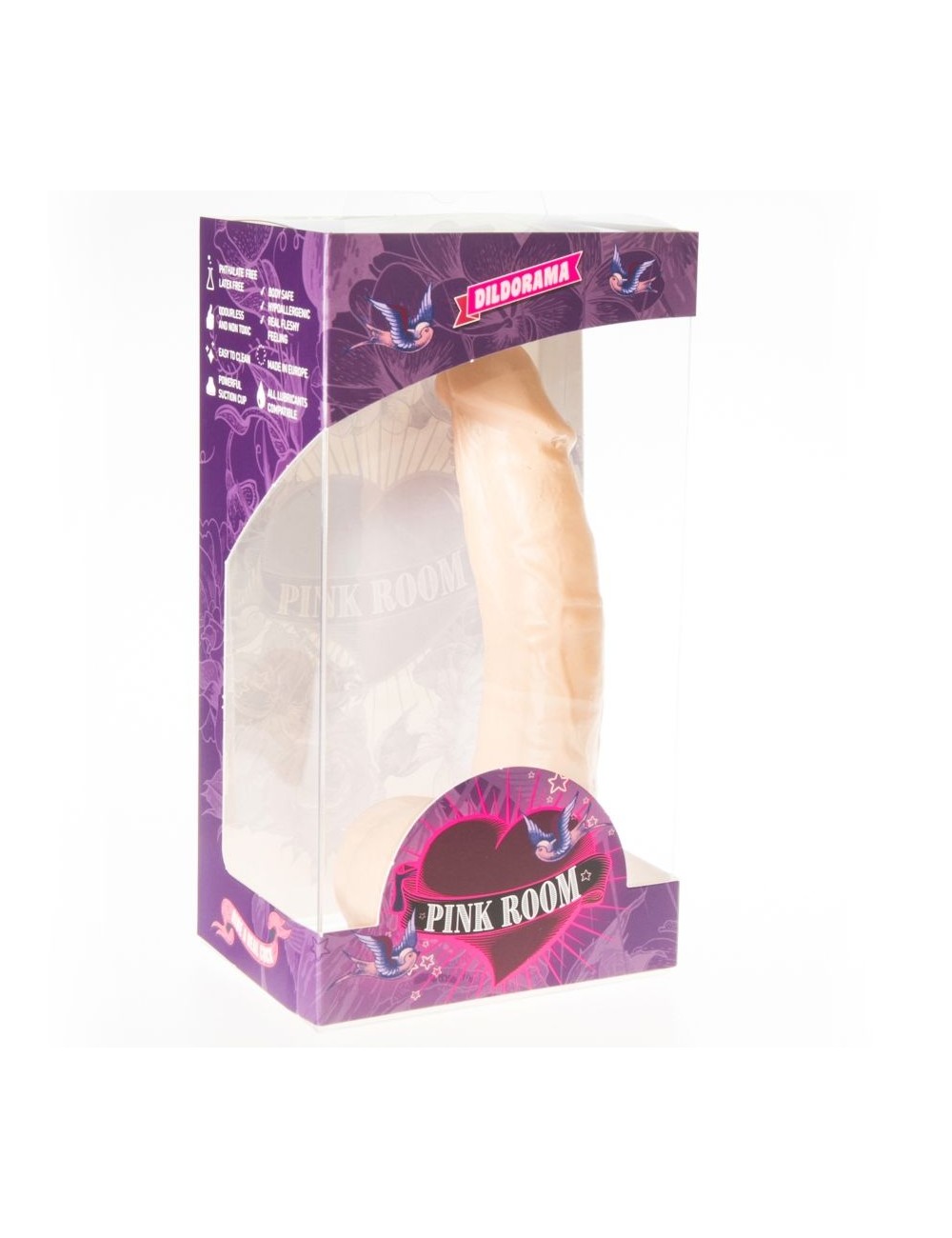 ROSA ZIMMERANSCHLUSS REALISTISCHES DILDO FLESH 16 CM