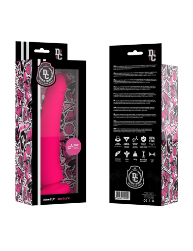 DELTA CLUB TOYS DILDO ROSA SILICONA MEDICA 20 X 4 CM