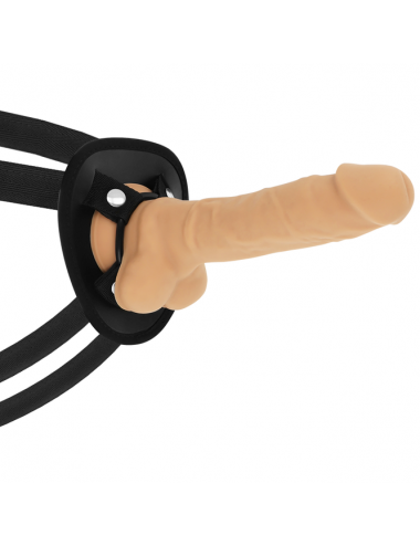 COCK MILLER HARNESS + SILIKONDICHTE GELENKBARE COCKSIL 18 CM