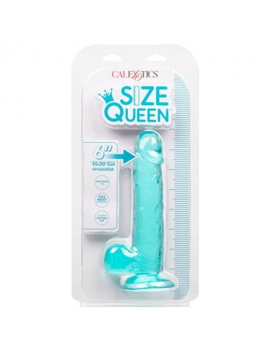 CALIFORNIA EXOTICS - GRÖSSE KÖNIGIN-DILDO BLAU 15.3 CM