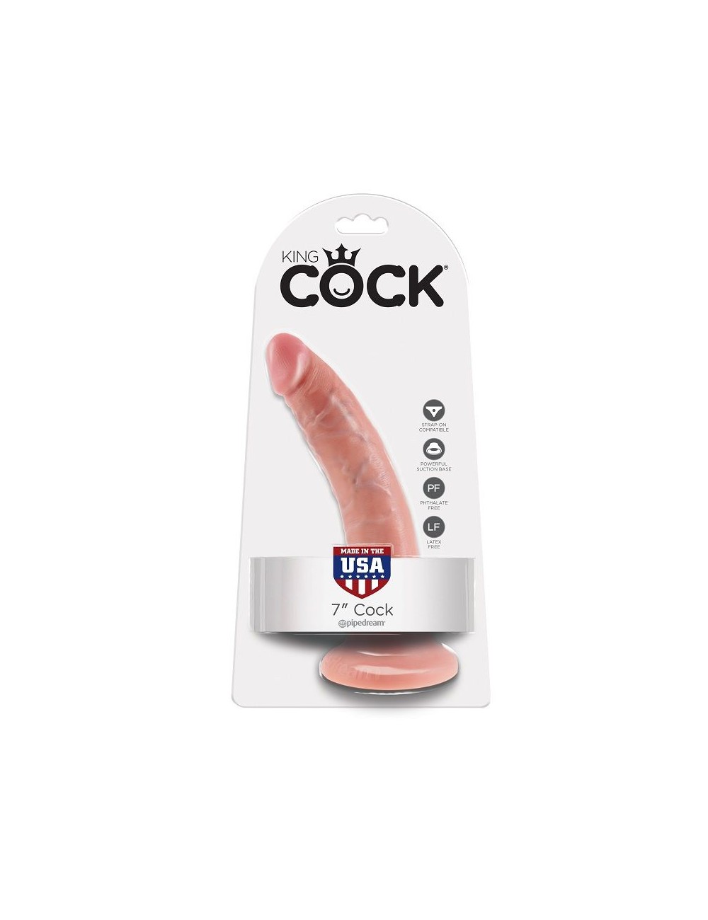 KING COCK 7 "COCK FLESH 17.8 CM