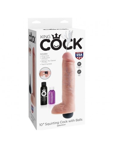KING COCK SQUIRTING FLESH 10 "