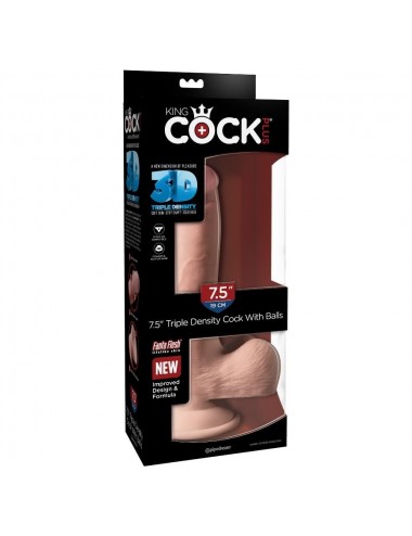 KING COCK - DREIFACHDENSITTSHAHN 19 CM