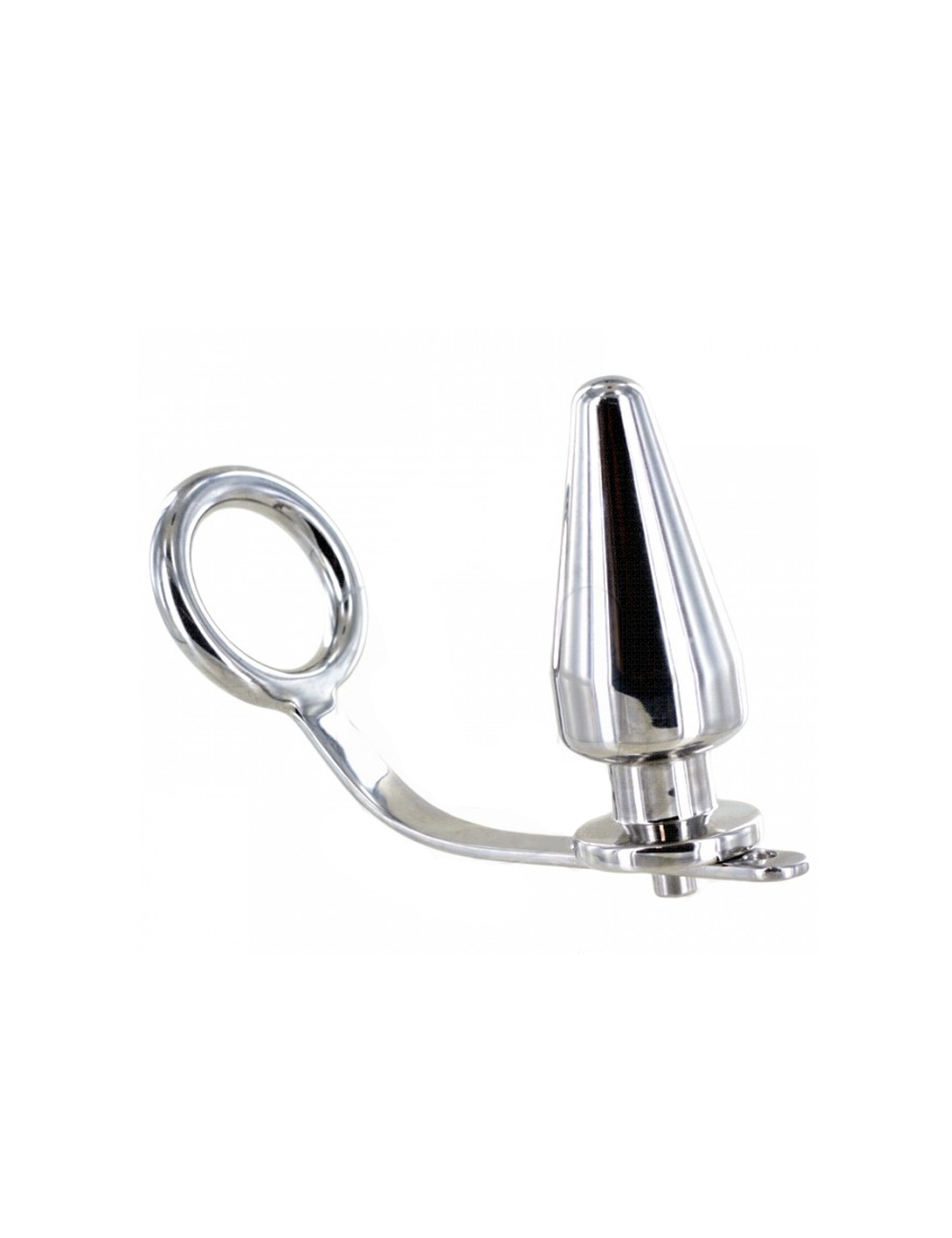 METALHARD COCK RING MIT STECKER ANAL 45 X 50MM METALHARD COCK RING MIT STECKER ANAL 45 X 50MM