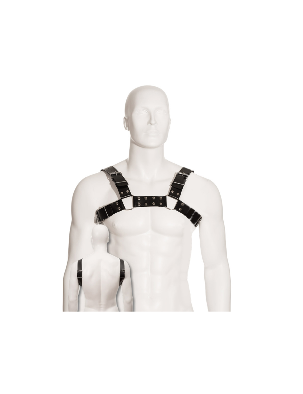 KÖRPERLEDER SCHWARZ BULL DOG HARNESS KÖRPERLEDER SCHWARZ BULL DOG HARNESS