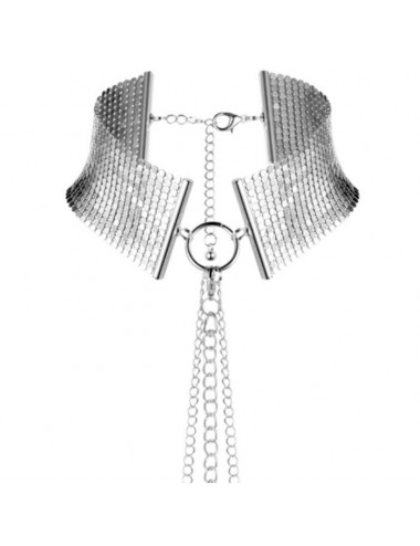 D SIR M TALLIQUE METALLIC MESH SILVER COLLAR