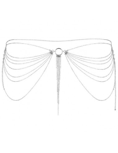 BIJOUX MAGNIFIQUE METALLIC CHAIN TAILLE SCHMUCK SILBER