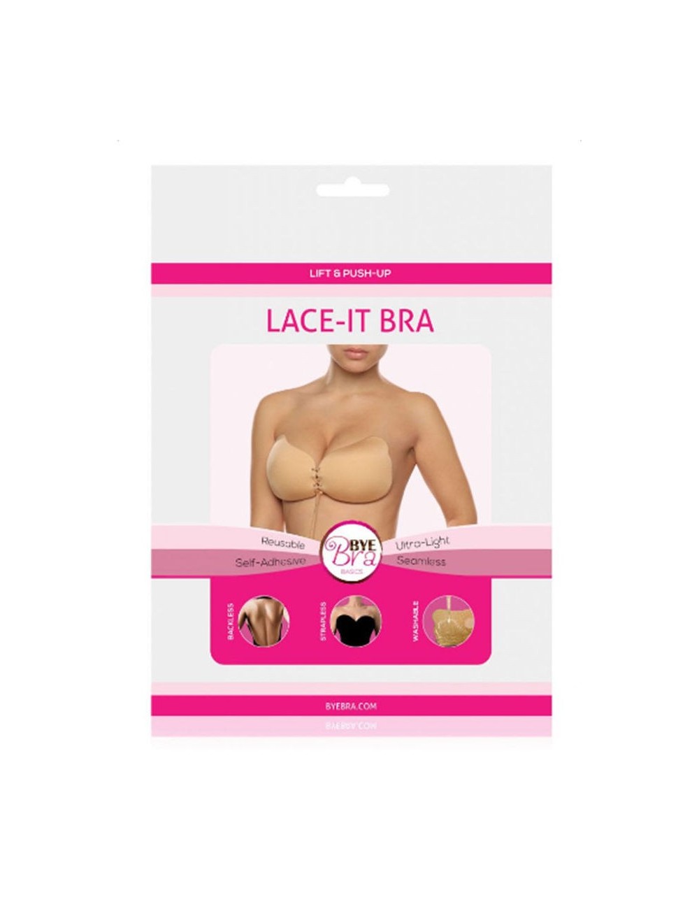 BYEBRA LACE-IT BRA CUP A IN NUDE