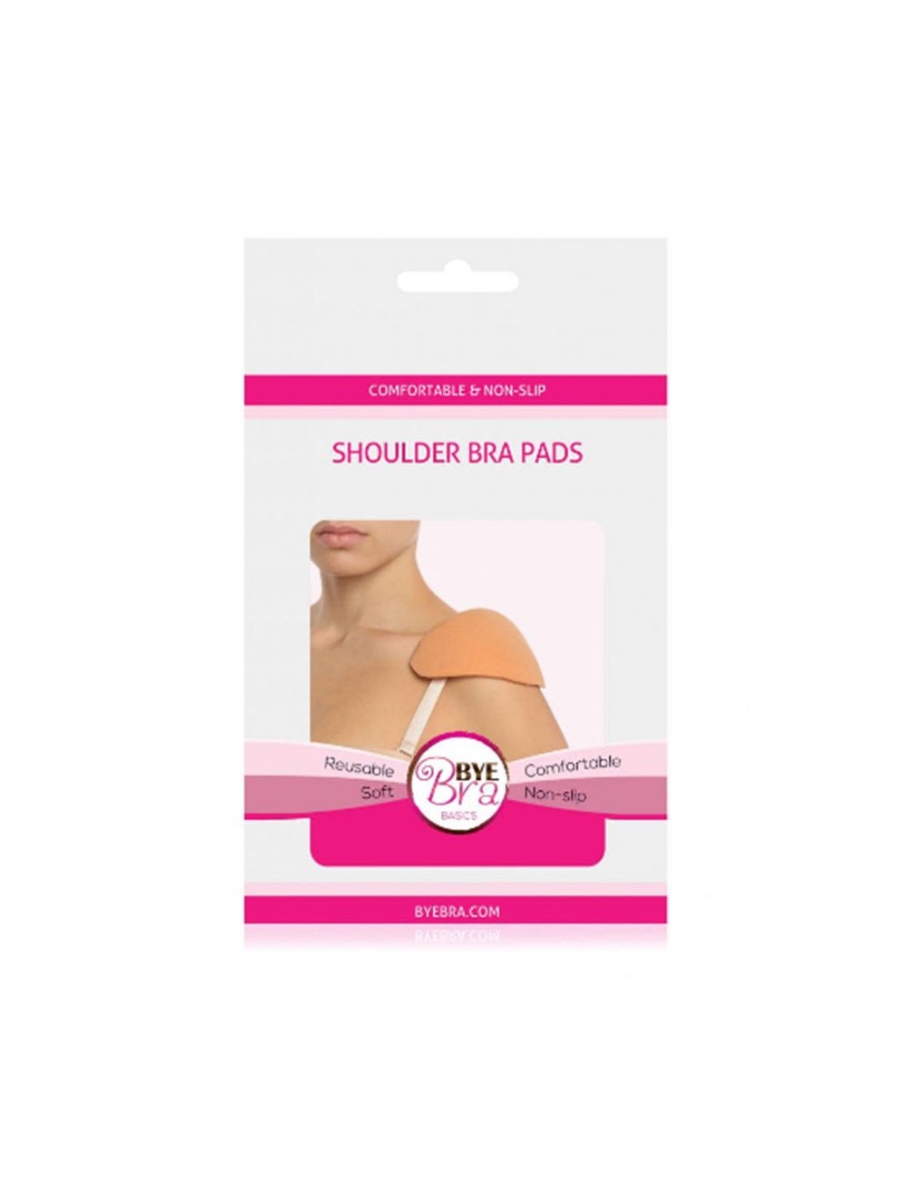 BYEBRA SHOULDER BRA PADS IN NUDE