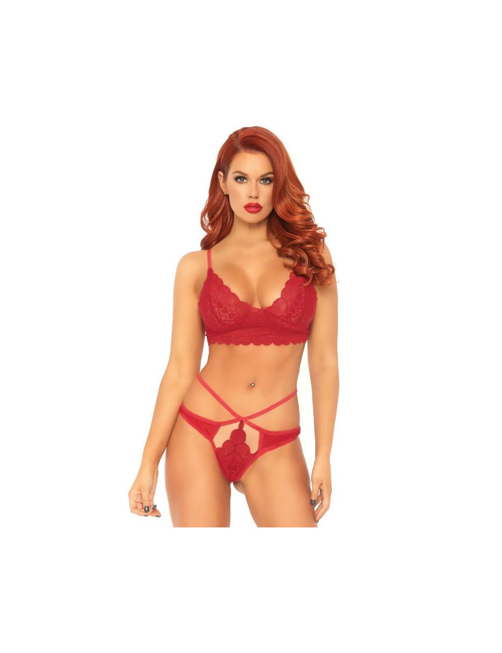BEIN AVENUE SET 2 STÜCKE MIT DOPPELTER TIRANTA THONG S / M. BEIN AVENUE SET 2 STÜCKE MIT DOPPELTER TIRANTA THONG S / M.
