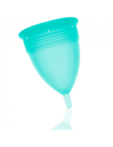 STERCUP MENSTRUAL CUP GRÖSSE L AQUAMARINFARBE FDA SILICONE