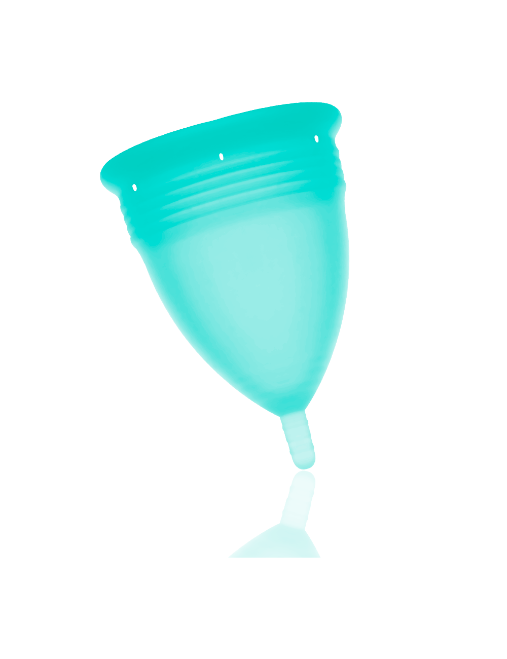 STERCUP MENSTRUAL CUP GRÖSSE L AQUAMARINFARBE FDA SILICONE