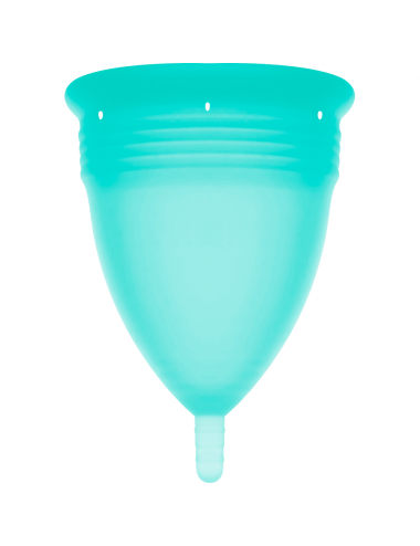 STERCUP - FDA SILIKON-MENSTRUALCUP AQUAMARIN - GRÖSSE L